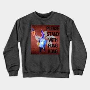 stand with hong kong Crewneck Sweatshirt